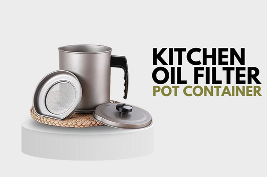 Keep Your Kitchen Clean and Oil-Free with Our Innovative Filter Pot