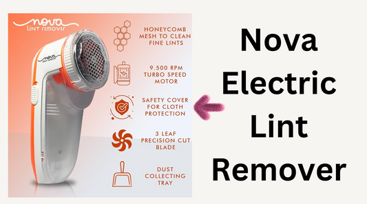 From Sweaters to Car Interiors: Meet Nova Electric Lint Remover