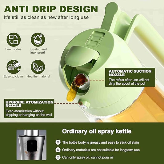 2 In 1 Oil Dispenser & Oil Sprayer Oil (Buy 1 Get 1 Free)